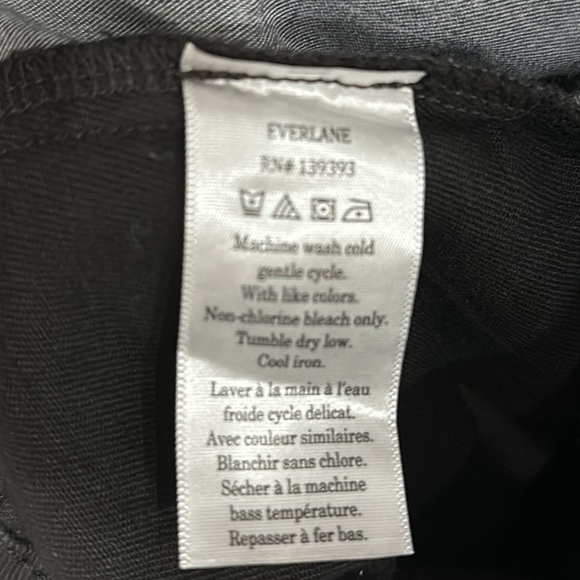 NEW EVERLANE The Utility Barrel Pant High-Rise Crop in Black Size 000T Tall - Picture 10 of 11